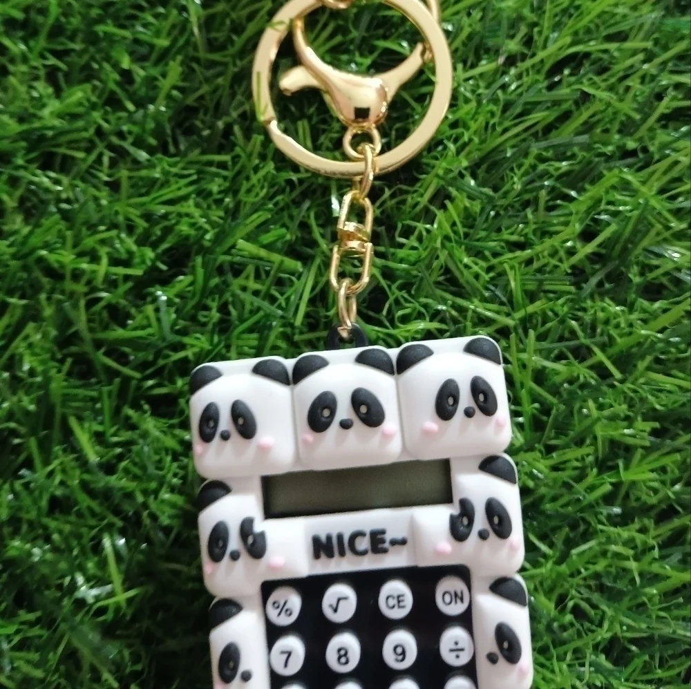 Panda Bear Y2K Keychain Charm